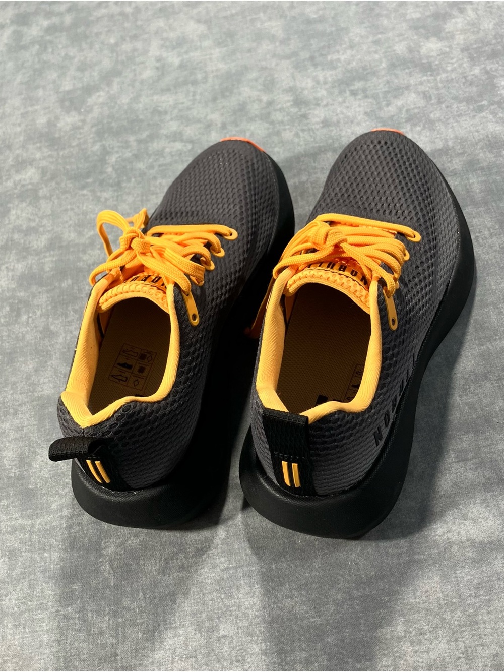 NOBULL Runner Drive 2 Gray Orange Women’s 8 – Lightly Worn - Picture 3 of 6